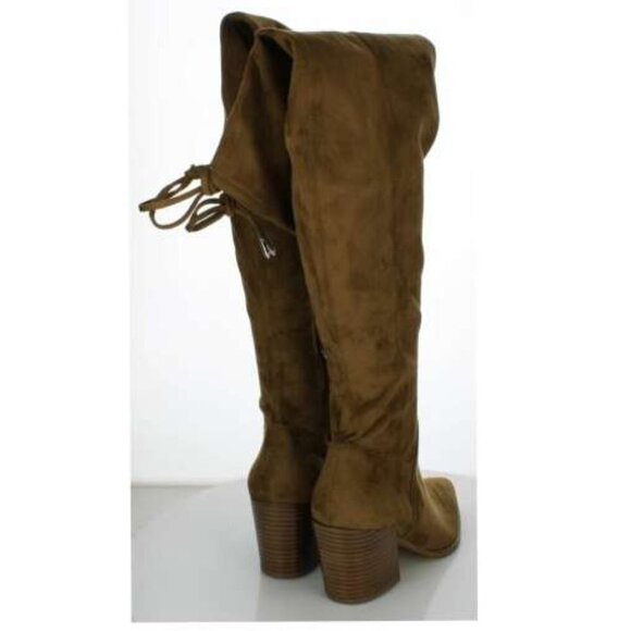 100% Authentic Marc Fisher Comara Over The Knee Pointed Toe Boots - Picture 2 of 5